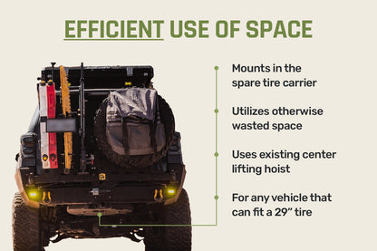 Trailed underbody Boondocker water tank for 4x4 and off-road vehicles – durable, space-saving 52-litre water storage solution for camping, touring, and remote travel. Now available in Australia. 