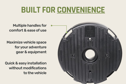 Trailed underbody Boondocker water tank for 4x4 and off-road vehicles – durable, space-saving 52-litre water storage solution for camping, touring, and remote travel. Now available in Australia. 