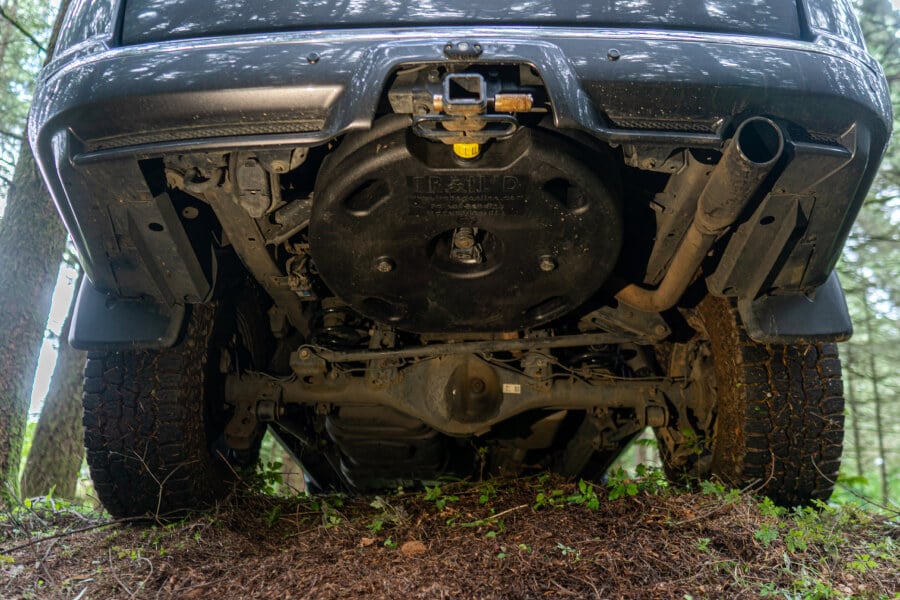 Trailed underbody Boondocker water tank for 4x4 and off-road vehicles – durable, space-saving 52-litre water storage solution for camping, touring, and remote travel. Now available in Australia. 